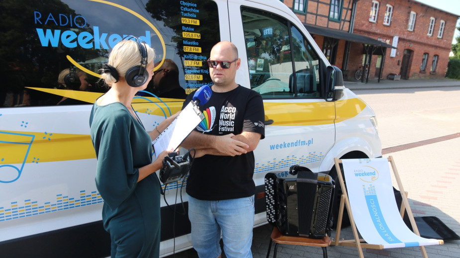 Nadajemy na żywo z Sulęczyna. Króluje tu muzyka akordeonowa. Ruszył Acco World Music Festival. "Pokazujemy akordeon jako instrument świata" (ROZMOWY, FOTO)