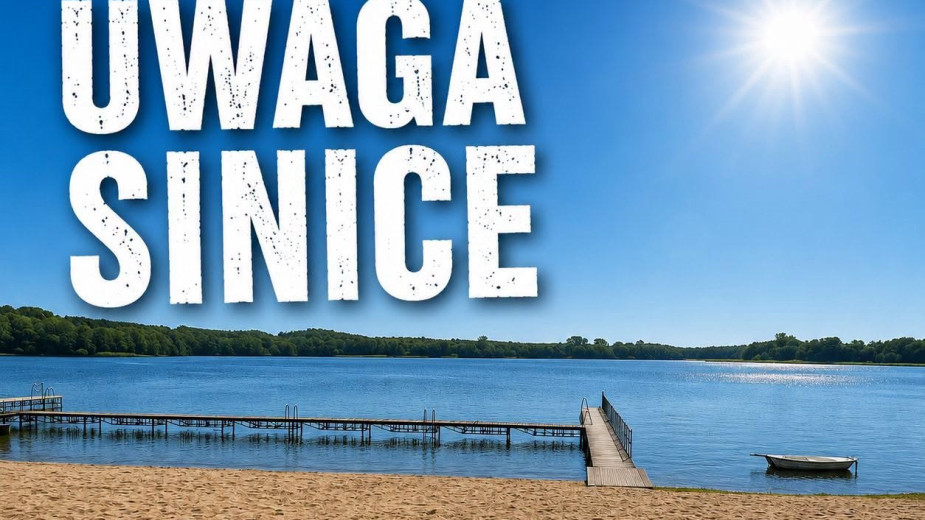 Plaża nad jeziorem Mochel w Kamieniu Krajeńskim zamknięta. Sanepid stwierdził zakwit sinic
