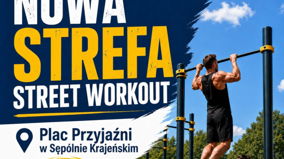 Są pieniądze na budowę strefy do kalisteniki i street workoutu w Sępólnie Krajeńskim