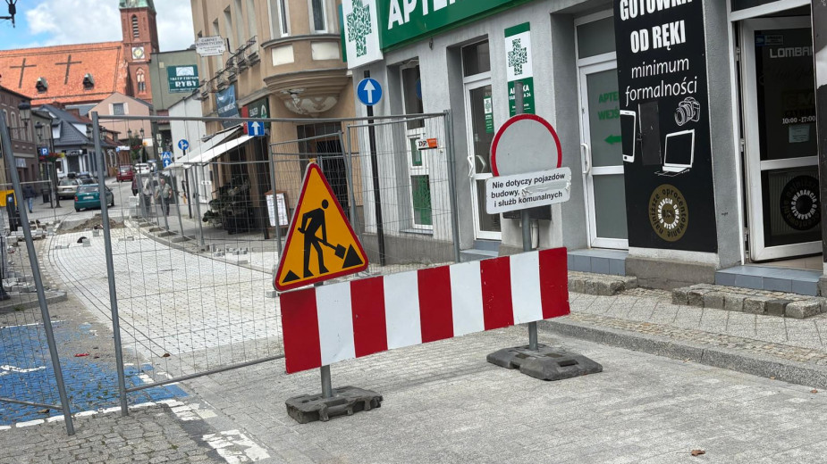 Remont ulicy Świętojańskiej w Kościerzynie zmierza ku końcowi. Prace zostały sfinansowane z budżetu miasta