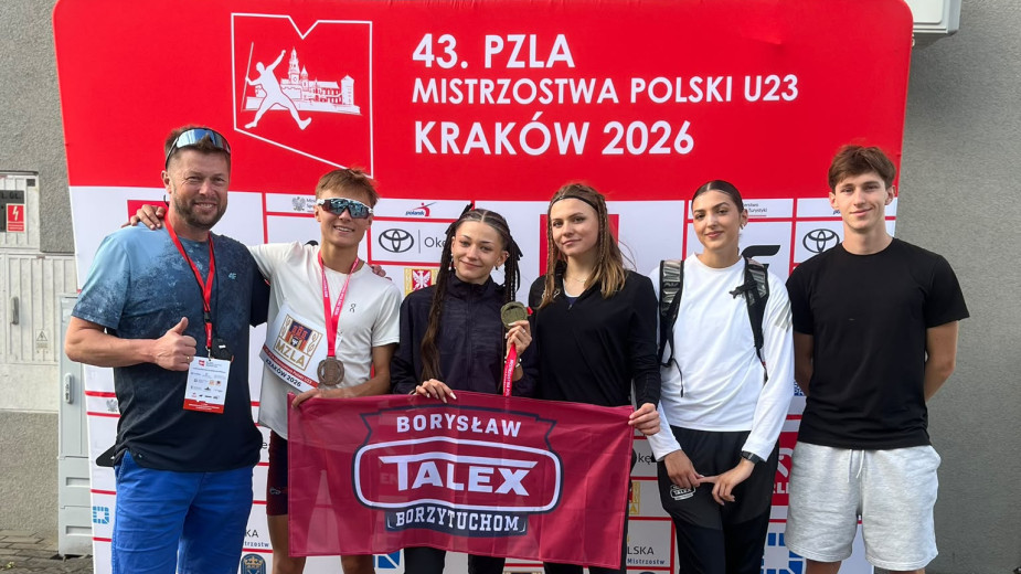 Talex Borysław Borzytuchom z trzema medalami lekkoatletycznych Mistrzostw Polski U-23
