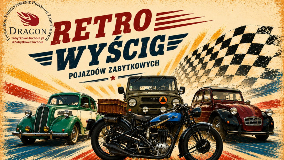Przez cały weekend w Tucholi trwać będzie piknik samochodów zabytkowych
