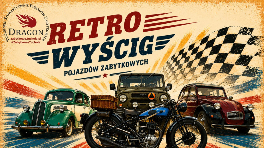 Dziś (12.07) w Tucholi 24. wystawa pojazdów zabytkowych. Będzie to zwieńczenie trwającego od piątku pikniku z zabytkami