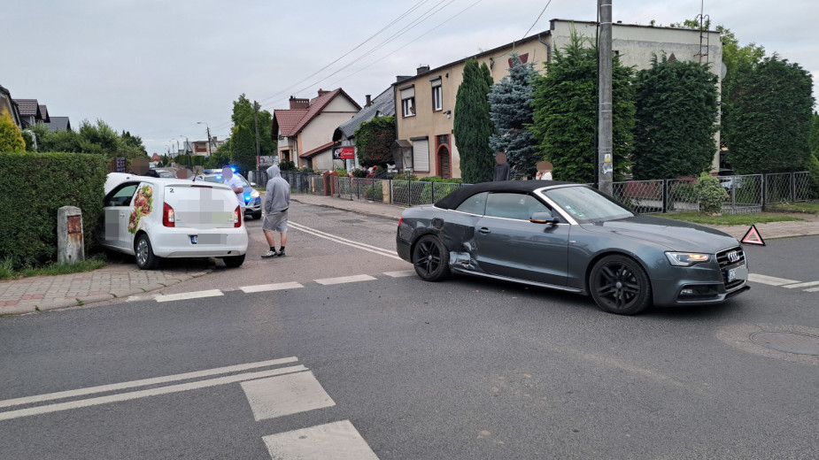 Kolizja na skrzyżowaniu równorzędnym w Chojnicach. Sprawczyni ukarana wysokim mandatem