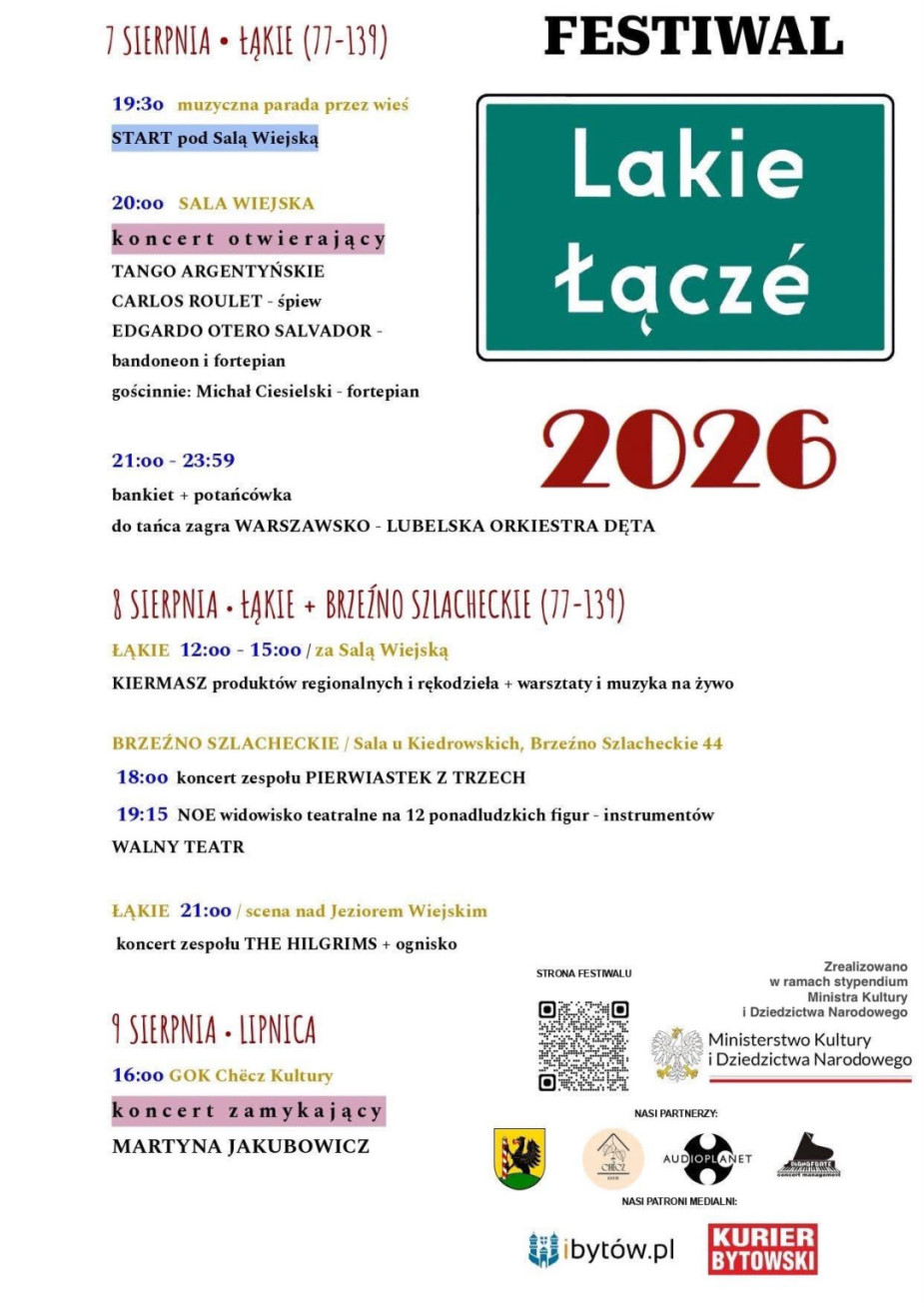 Trzy dni kulturalnych wydarzeń w trzech r&oacute;żnych miejscach w regionie. Już w ten weekend kolejna edycja festiwalu LAKIE - ŁĄCZE (ROZMOWA)