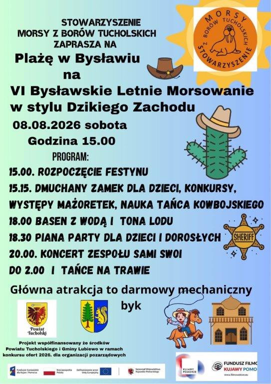 Morsy z Bor&oacute;w Tucholskich zapraszają dziś (8.08) na letnie morsowanie do Bysławia. "Zobaczycie, jaka jest r&oacute;żnica"