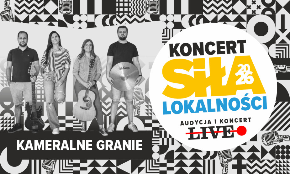"Siła lokalności 2026" - koncert i audycja live. Sprawdź, kto wystąpi 21 sierpnia w Fosie Miejskiej w Chojnicach!