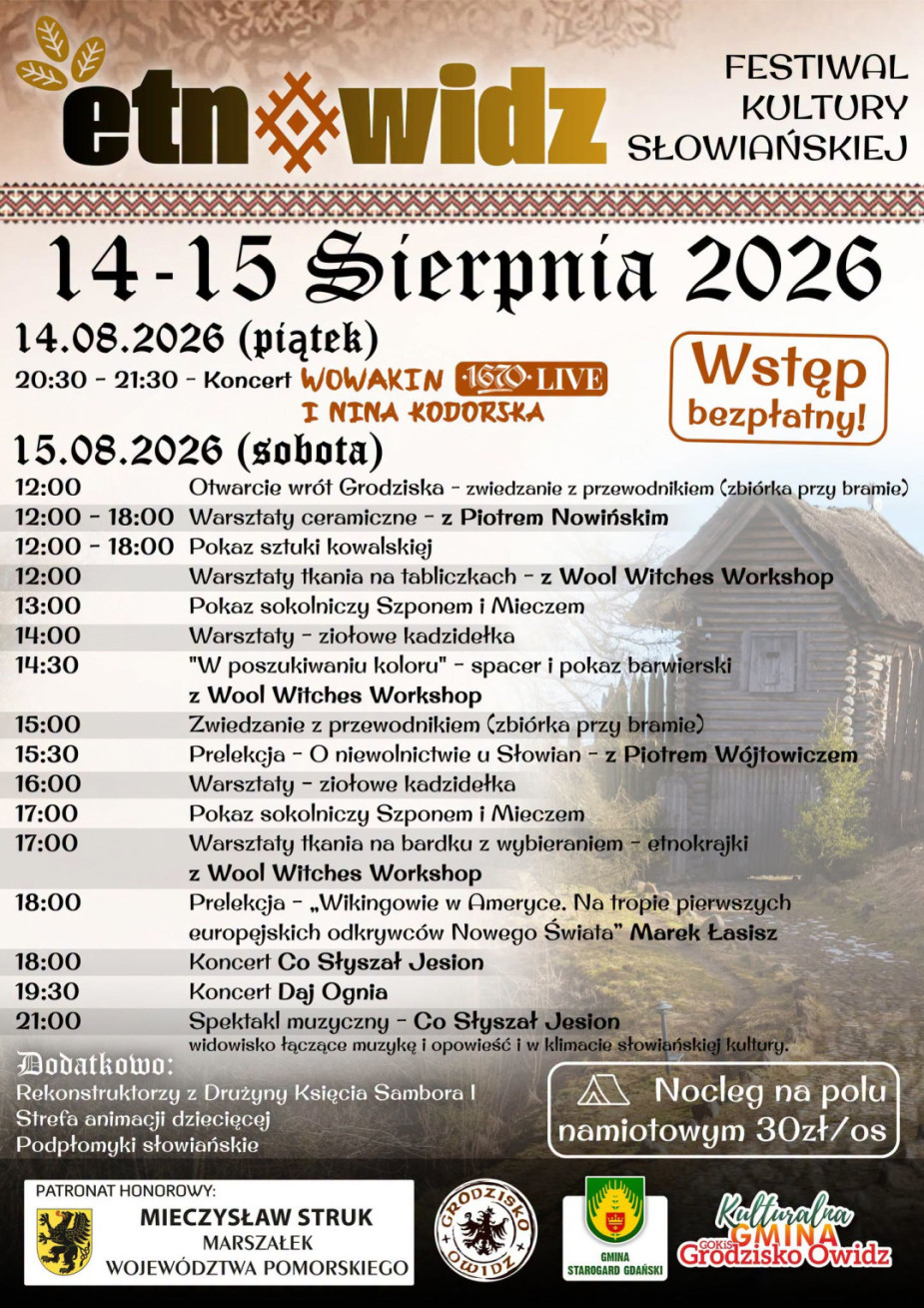 "Turyści odkładają telefony, odkładają swoje sprawy, odpoczywają." Festiwal Kultury Słowiańskiej EtnOwidz przeniesie uczestnik&oacute;w tysiąc lat wstecz (ROZMOWA)