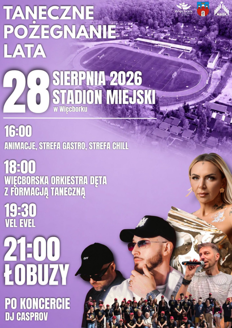 Dziś (28.09) w Więcborku taneczne pożegnanie lata. Wystąpi zesp&oacute;ł "Łobuzy"