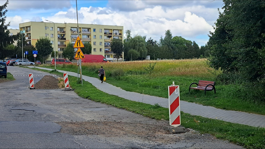 Ulice Sikorskiego i Armii Krajowej w Człuchowie będą gotowe później. Konieczne są roboty dodatkowe