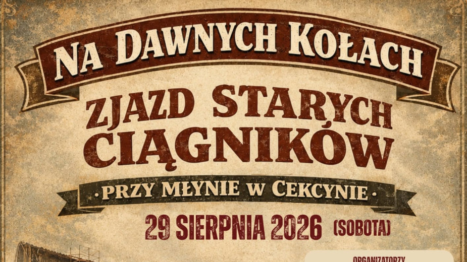 Juro (29.08) w Cekcynie odbędzie się zjazd starych pojazdów pod nazwą "Na dawnych kołach". Impreza organizowana jest po raz pierwszy