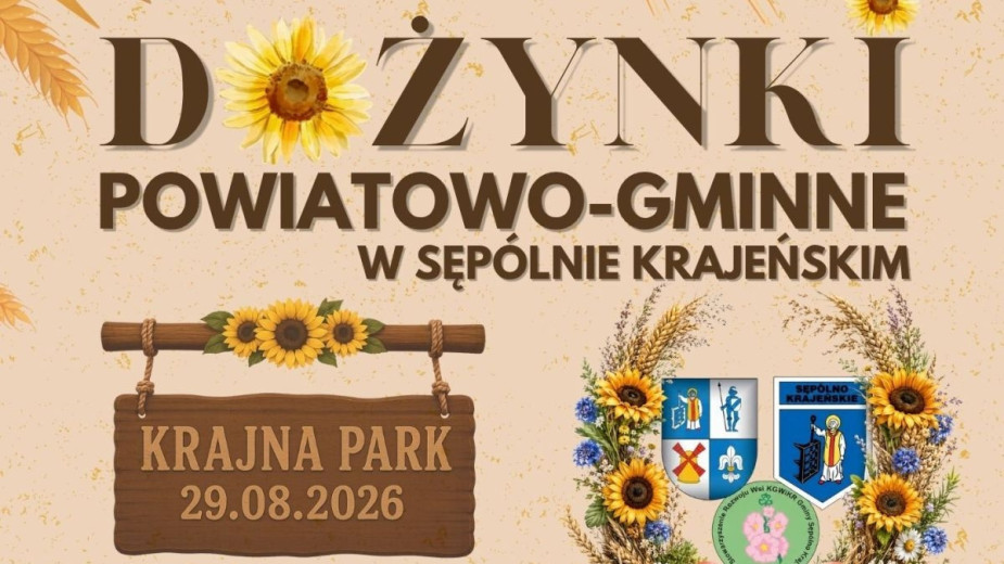 w Sępólnie Krajeńskim odbędą się dziś (29.08) dożynki powiatowo - gminne