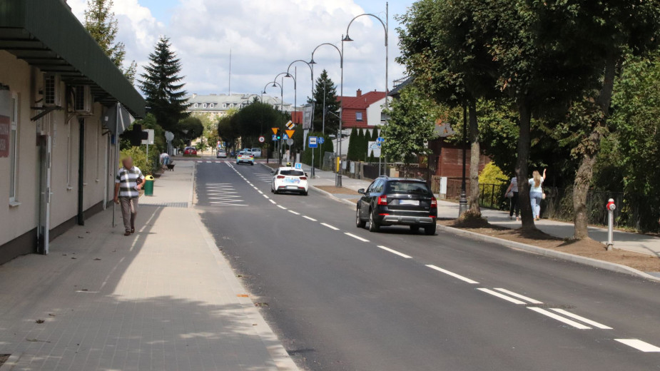 Ulica Drzymały w Chojnicach już po odbiorze inwestycyjnym. Modernizacja trwała ponad rok. "Drobne poprawki zostały wpisane do protokołu"