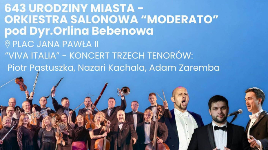 Dziś (09.08) w Więcborku koncert z okazji 643. urodzin miasta. "Muzyka klasyczna w dobrym wykonaniu"