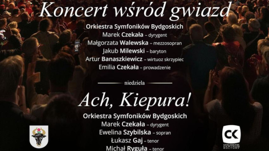 Dzisiaj (16.08) drugi dzień Chojnickich Nocy Operetkowych. W fosie koncert z Janem Kiepurą w roli głównej