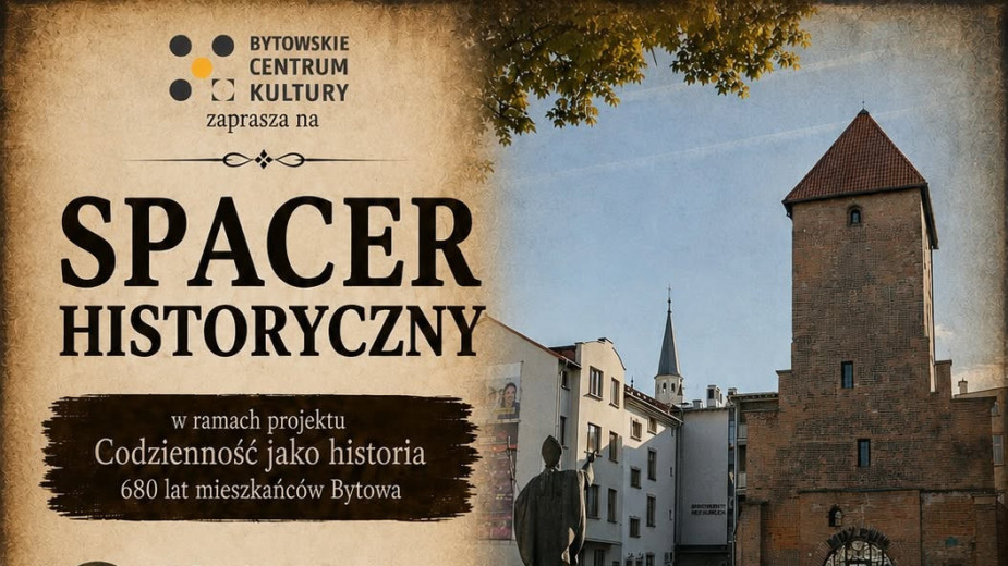 To okazja, aby spojrzeć na miasto z innej strony. W czwartek (13.08.) w Bytowie odbędzie się trzeci spacer historyczny z przewodnikiem