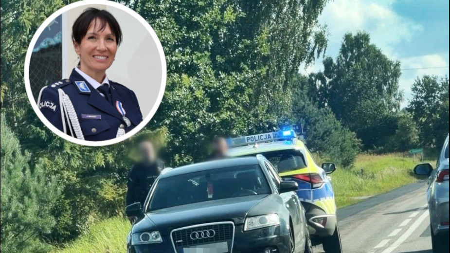 19-latka uciekła od napastnika wyskakując z jadącego samochodu. Pomocy udzieliła jej policjantka po służbie i bytowscy mundurowi