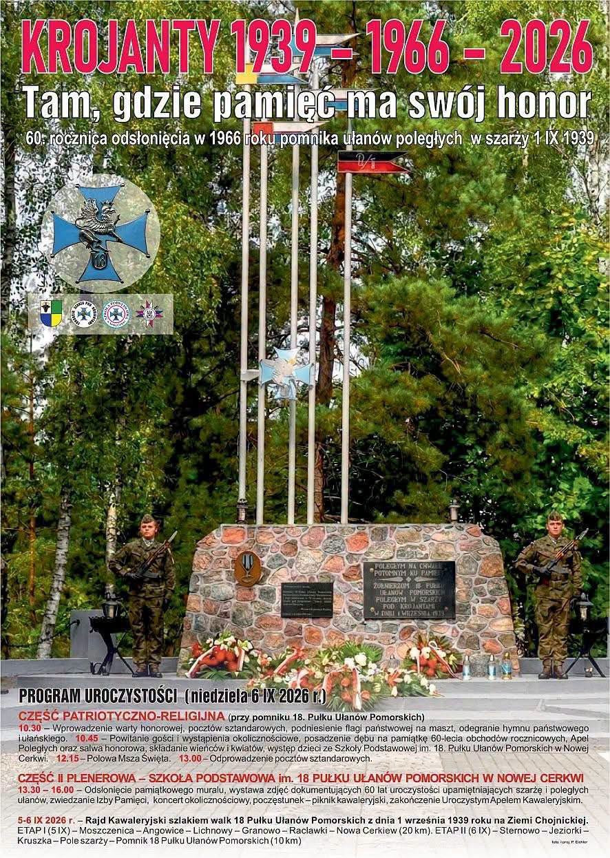 W najbliższą niedzielę (6.09) rocznicowe uroczystości szarży pod Krojantami (ROZMOWA)