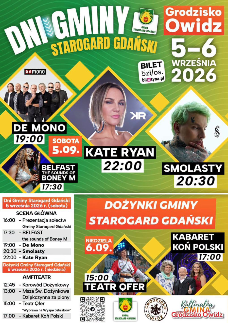 Rozpoczęły się Dni Gminy Starogard Gdański. Mobilne Studio Weekend FM stanęło w Owidzu (FOTO, ROZMOWA)