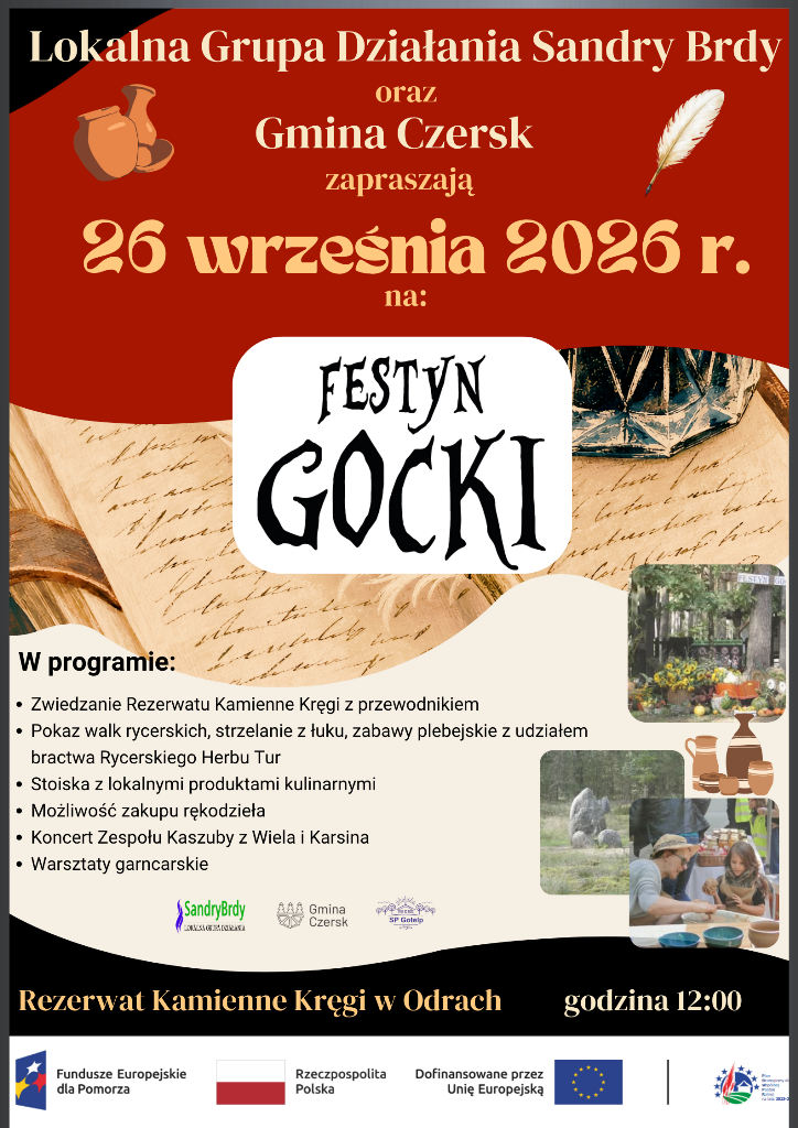 W sobotę (26.09) przy Rezerwacie Kręgi Kamienne w Odrach tradycyjny wrześniowy Festyn Gocki