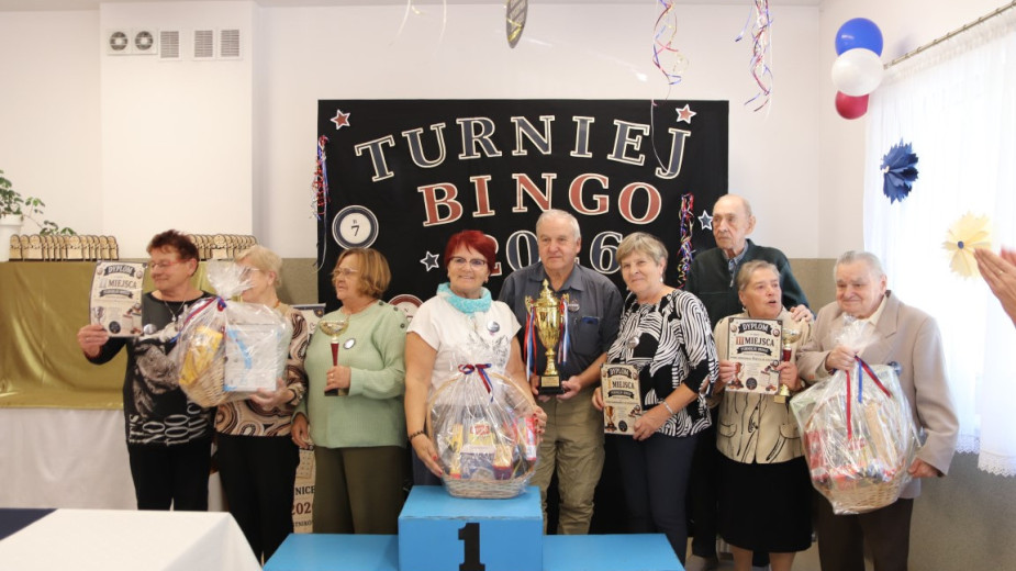 Pierwszy turniej bingo w Domu Dziennego Pobytu w Chojnicach za nami. Dwa pierwsze miejsca dla pań z Ciechocina (FOTO)