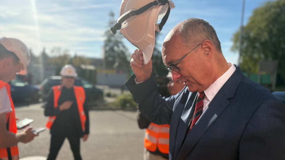 Marszałek Sejmu Włodzimierz Czarzasty odwiedził Kościerzynę. Wizytował budowę linii kolejowej 201 (FOTO)