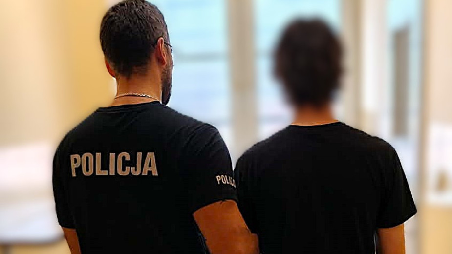 Kościerska policja zatrzymała poszukiwanego 33-latka. Mężczyzna miał do odsiadki 2 lata więzienia za kradzieże