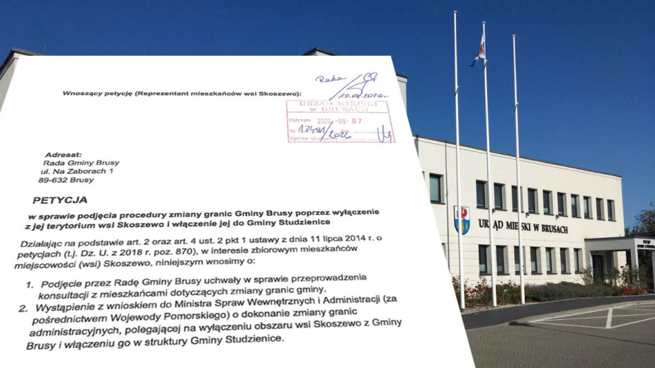 Nie chcą być już częścią gminy Brusy, wolą Studzienice. Jest petycja mieszkańców wsi Skoszewo o zmianę przynależności administracyjnej (REPORTAŻ)