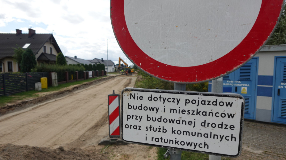 Ruszyły prace budowlane na ulicach Liliowej, Bratkowej i Wrzosowej w Sępólnie Krajeńskim (FOTO)