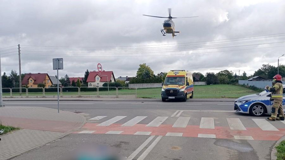 Potrącenie rowerzystki w Starogardzie Gdańskim. Wstępne ustalenia wskazują na winę kierowcy ciężarówki
