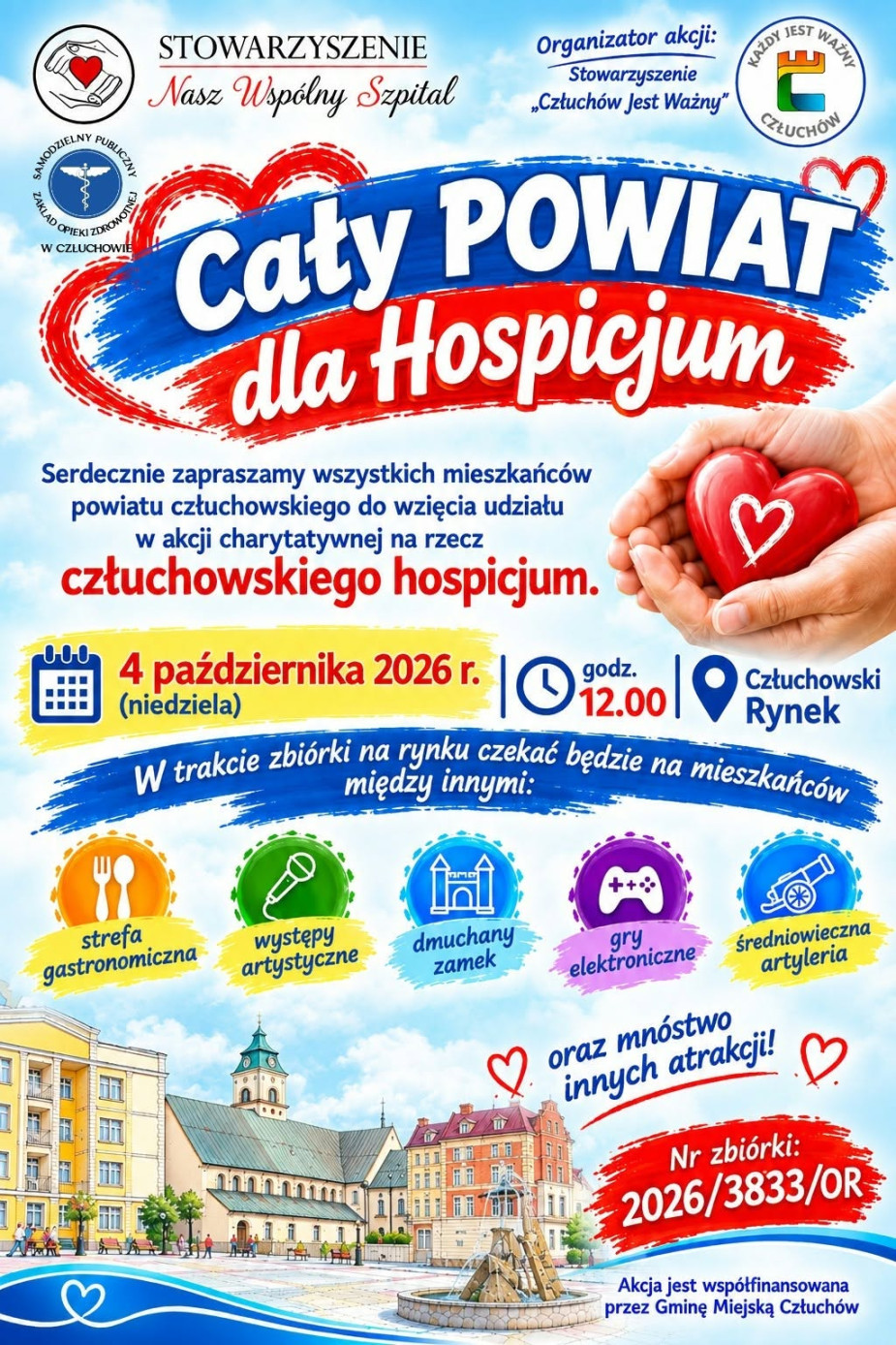 "Chcemy stworzyć takie miejsce, żeby rodzina mogła być razem z pacjentem". Cały Powiat dla Hospicjum. W niedzielę (4.10) wielka akcja pomocy w Człuchowie