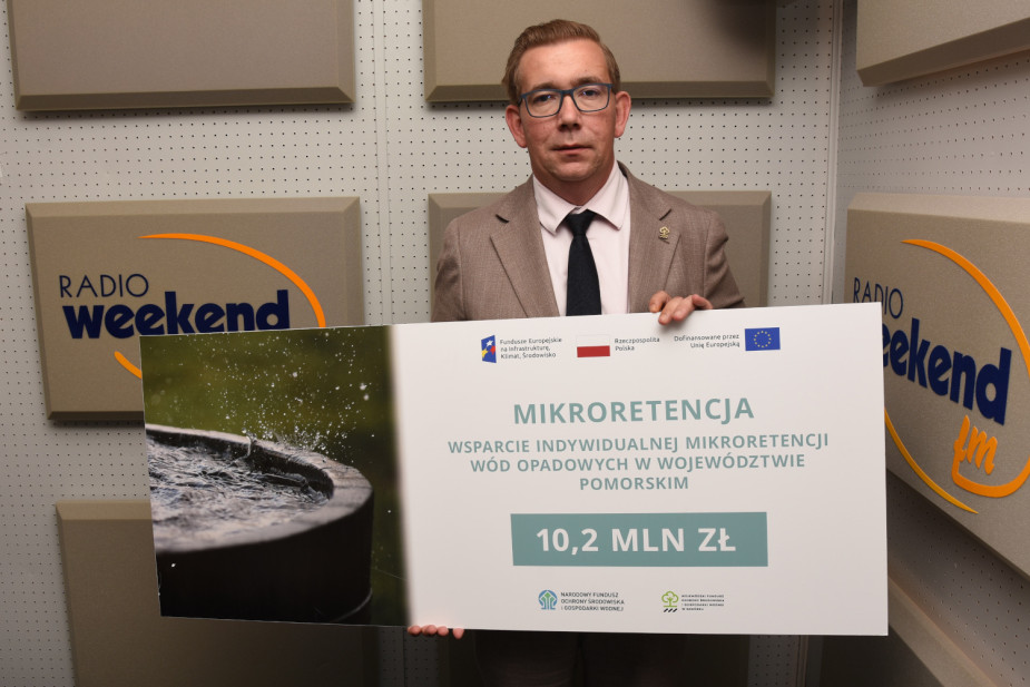 "Eko Pomorze" - edukacyjna audycja konkursowa o mikroretencji w Weekend FM, odcinek 2: Łukasz Lesner (PODCAST, WIDEO)