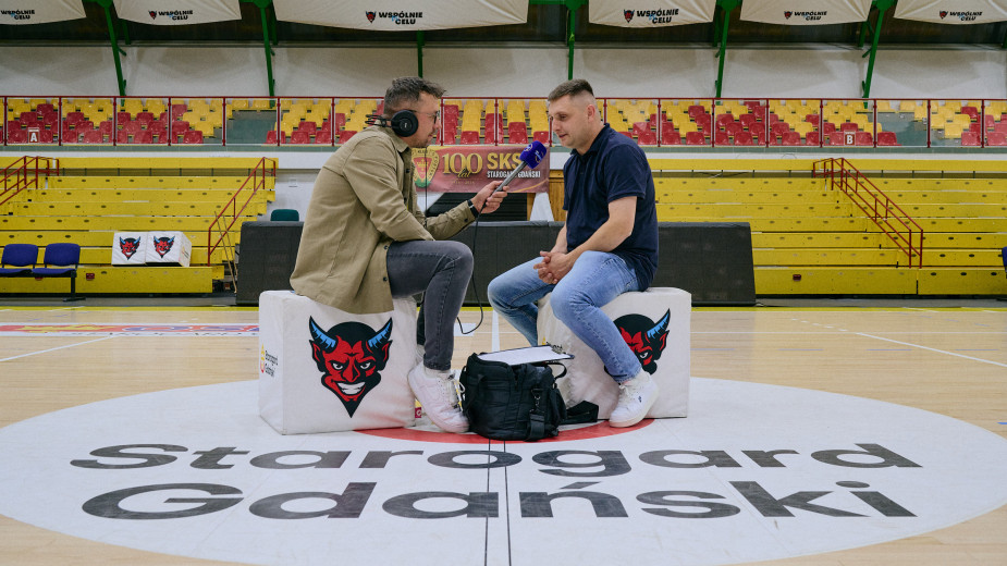 "Jestem przekonany, że będzie tylko lepiej". Patryk Łania o zmianach w starogardzkiej koszykówce. Rozmawiamy z nowym wiceprezesem spółki SKS Sportowa