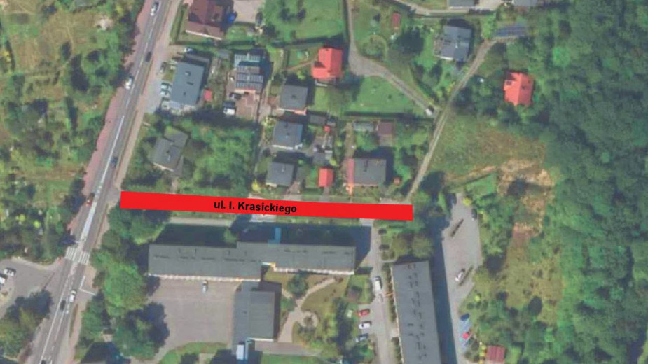 Utrudnienia w ruchu w Kościerzynie. Od 12 października ulica Krasickiego będzie zamknięta dla ruchu kołowego