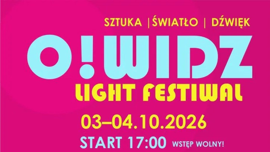 Sztuka, światło i dźwięk w Owidzu - jutro (3.10) rusza tu O!widz Light Festiwal
