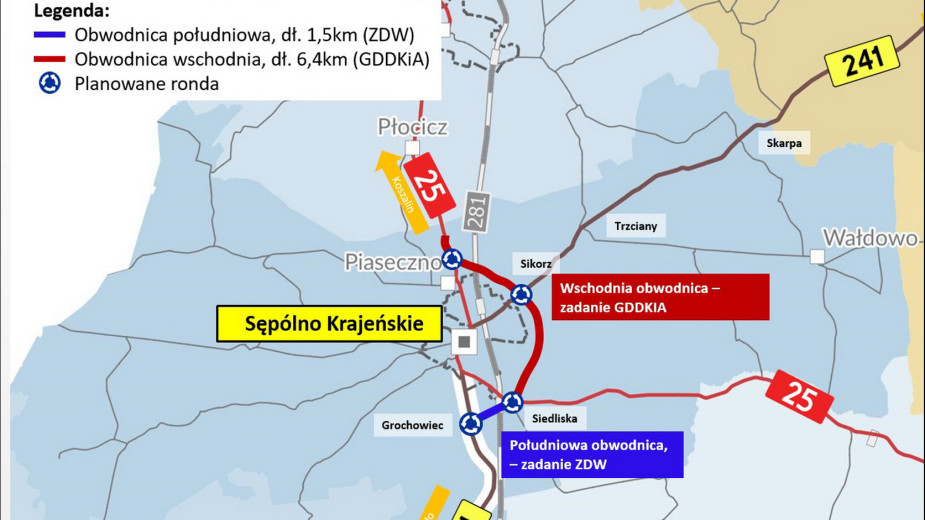 Jest pozwolenie na budowę tak zwanej małej obwodnicy Sępólna Krajeńskiego
