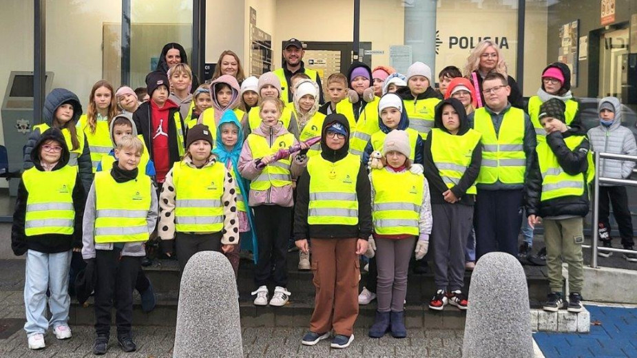 Tucholska policja pod wrażeniem wiedzy najmłodszych na temat bezpieczeństwa na drodze
