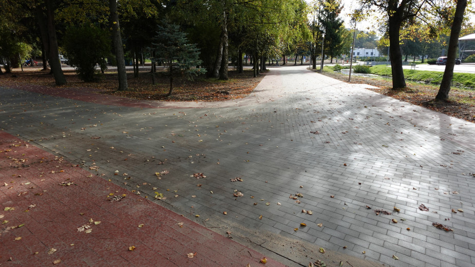 Kończy się budowa miasteczka rowerowego w Sępólnie Krajeńskim. Koszt prac to około 2,5 mln złotych (FOTO)