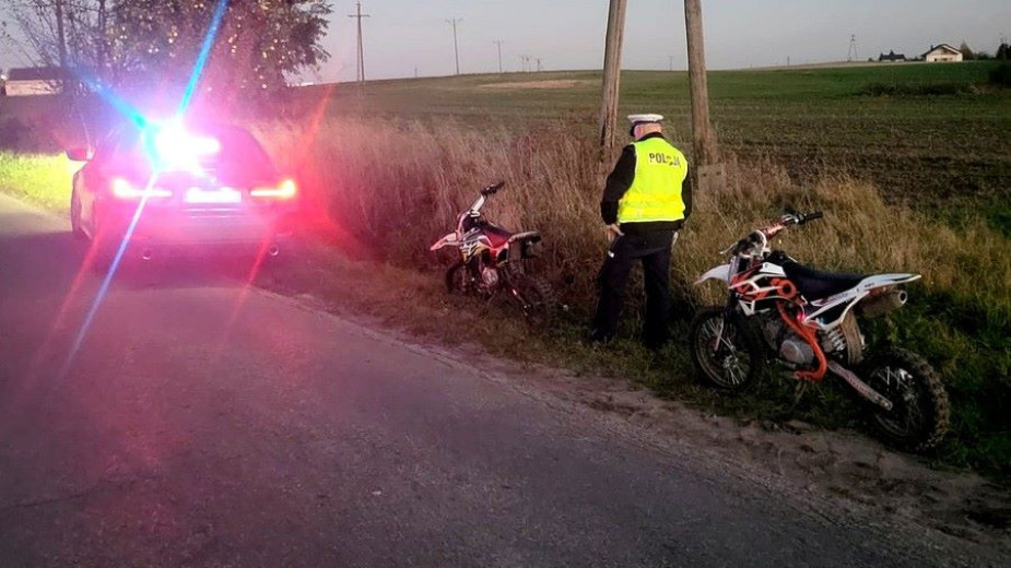 11- i 15-latek na motocyklach zatrzymani przez starogardzką grupę SPEED. Rodzice nieletnich zostali ukarani mandatami karnymi w wysokości 2000 złotych