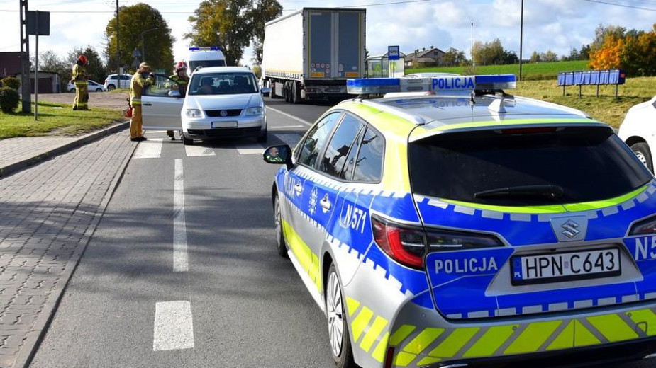 Trzy wypadki jednego popołudnia - doszło do nich wczoraj (15.10) w powiecie starogardzkim