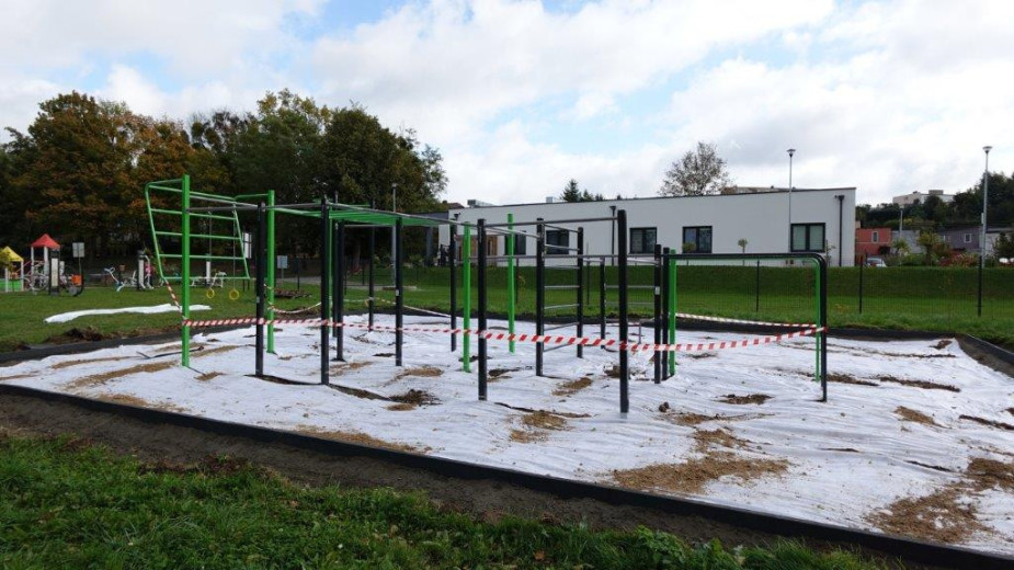 Strefa do street workout w Sępólnie Krajeńskim jest już prawie gotowa (FOTO)