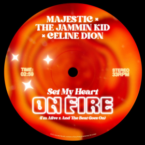 SET MY HEART ON FIRE (I‘M ALIVE & THE BEAT GOES ON) - (MAJESTIC & JAMMIN KID & CELINE DION)