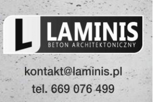 Logo LAMINIS Beton Architektoniczny
