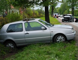 Wypadek w Człuchowie &ndash; jedna osoba ranna