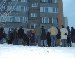 Protest przeciwko otwartym oknom 