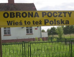 Obrońcy poczty w Bińczu gotowi na protest