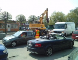 Utrudniony ruch w Kościerzynie