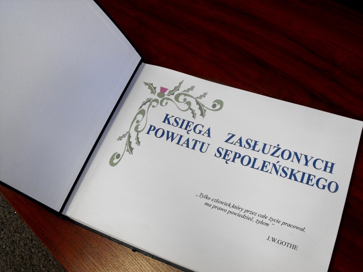 Kolejne osoby zasłużone dla powiatu sępoleńskiego