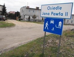 Drogi na os. Jana Pawła II w Sępólnie w przyszłym roku