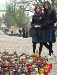 Tucholanie oddali hołd parze prezydenckiej